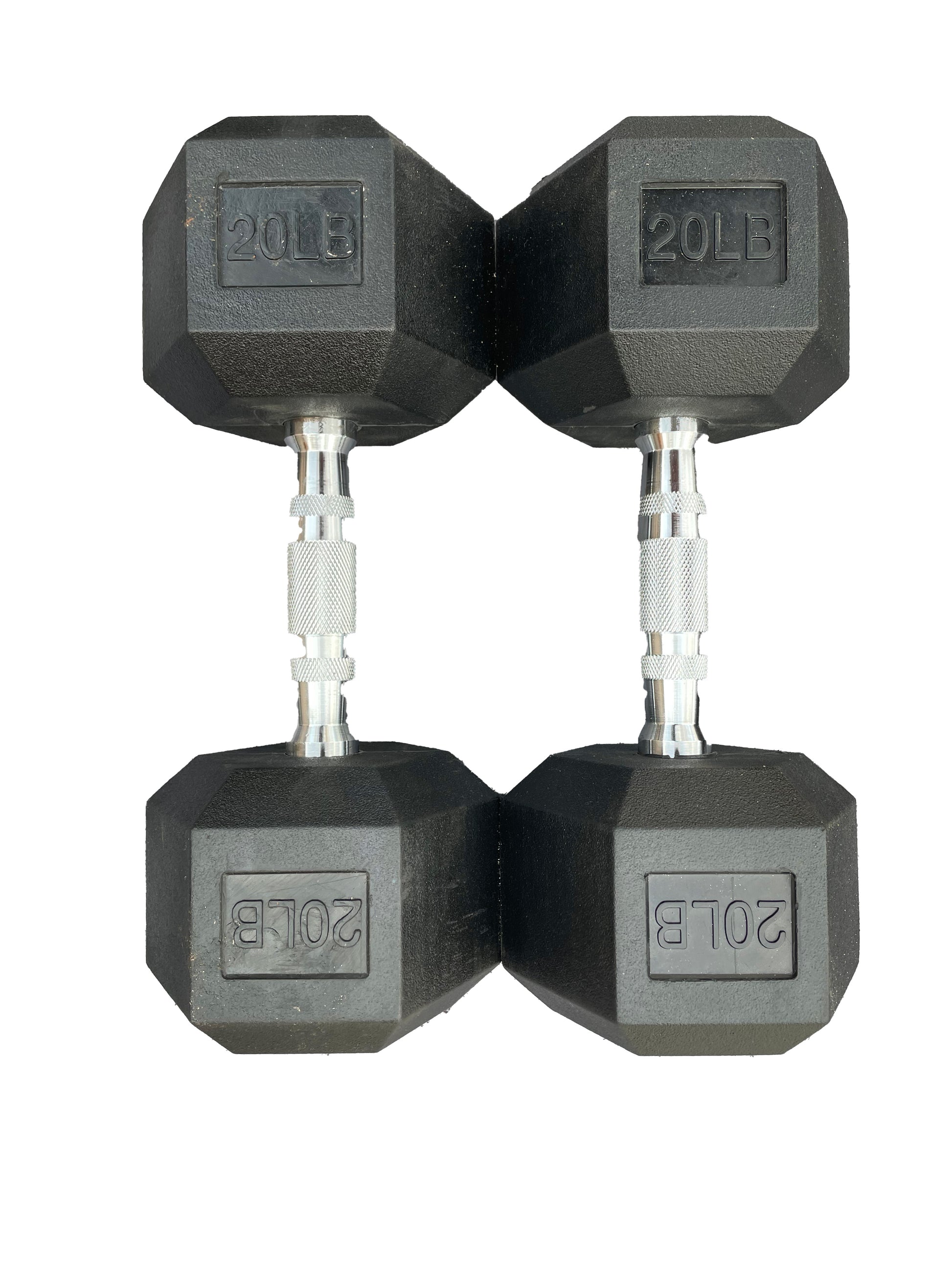 Rubber Hex Dumbbells – Echo Strength Depot