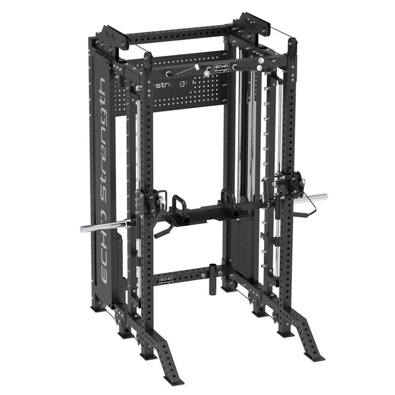Half Rack and Smith Functional Trainer Combo Machine PICK UP