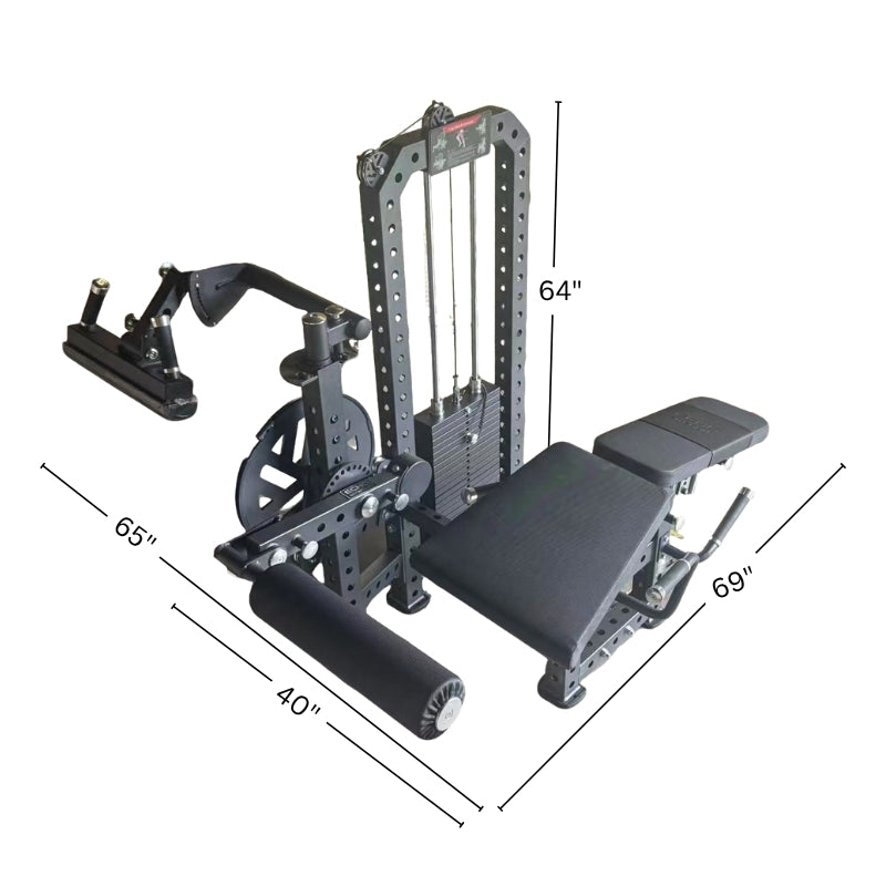 3-in-1 Leg Extension & Curl + Prone Leg Curl Combo (Pre-order 10-12 Weeks)