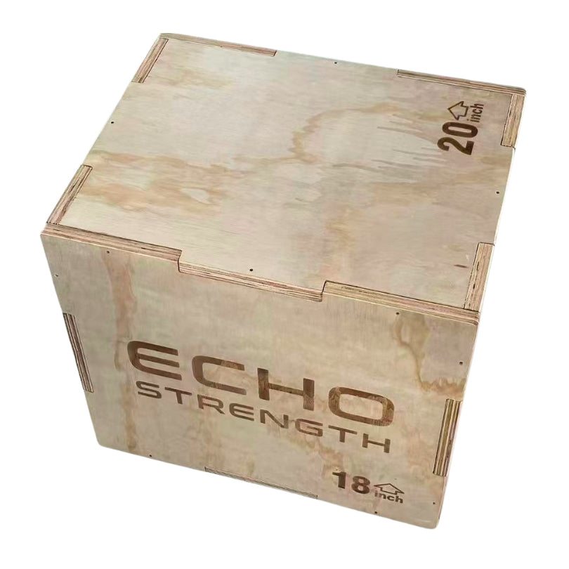 Echo Strength 3-in-1 Wood Plyo Boxes