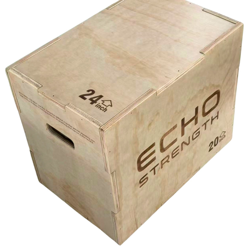 Echo Strength 3-in-1 Wood Plyo Boxes