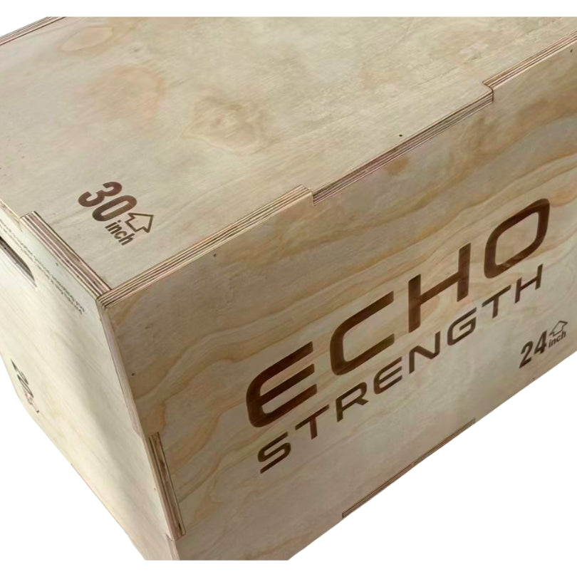 Echo Strength 3-in-1 Wood Plyo Boxes