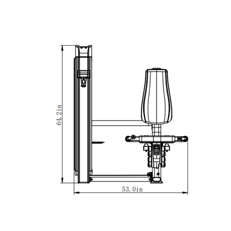 Commercial Triceps Exercise Machine