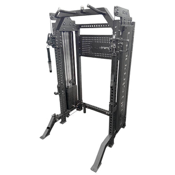 Short Power Rack with Pulley System (86" Half Rack)