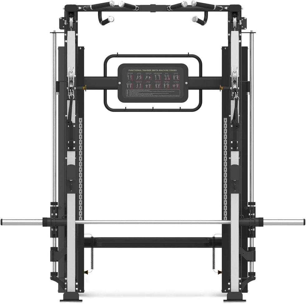 All in One Smith Machine | Half Rack Functional Trainer – Echo Strength ...