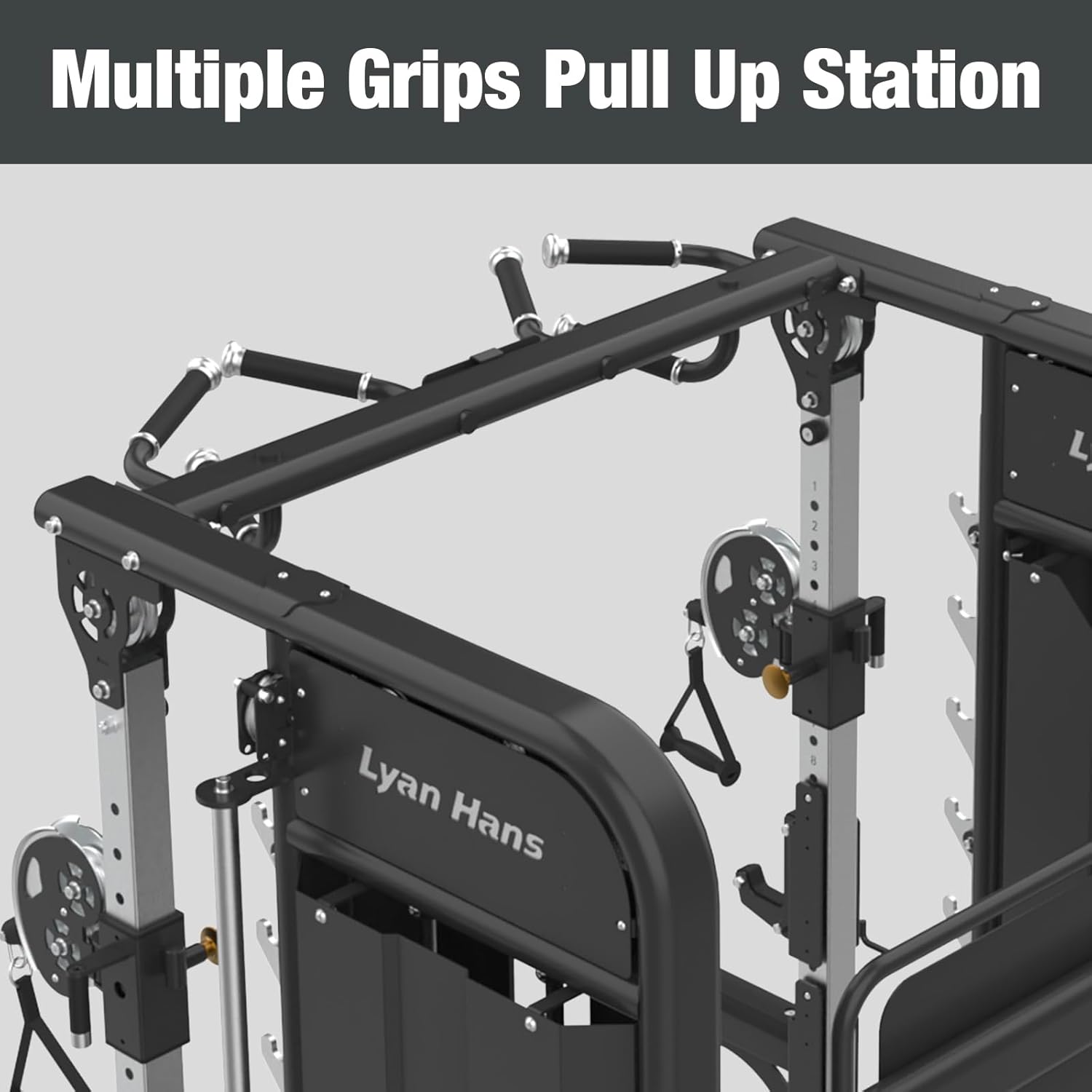 Lyan Hans Commercial Half Rack Smith Functional Trainer Combo Pick Up ONLY