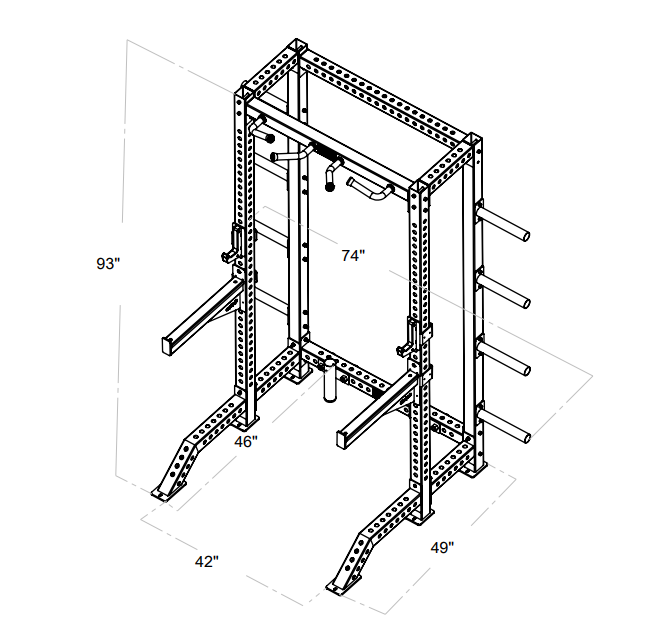 Half Rack / Power Rack (Pre Order 2-4 Weeks Lead time)