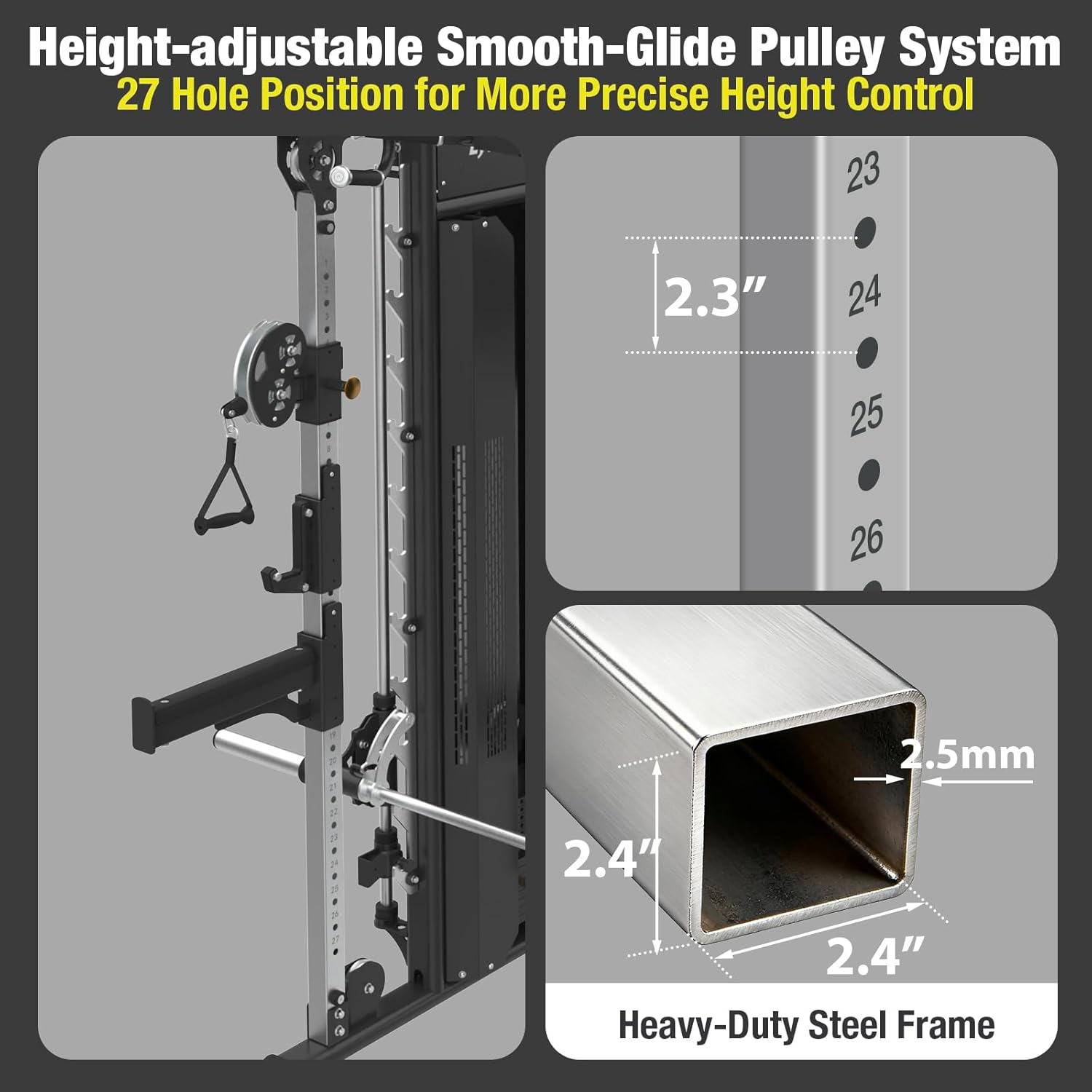 Lyan Hans Commercial Half Rack Smith Functional Trainer Combo Pick Up ONLY