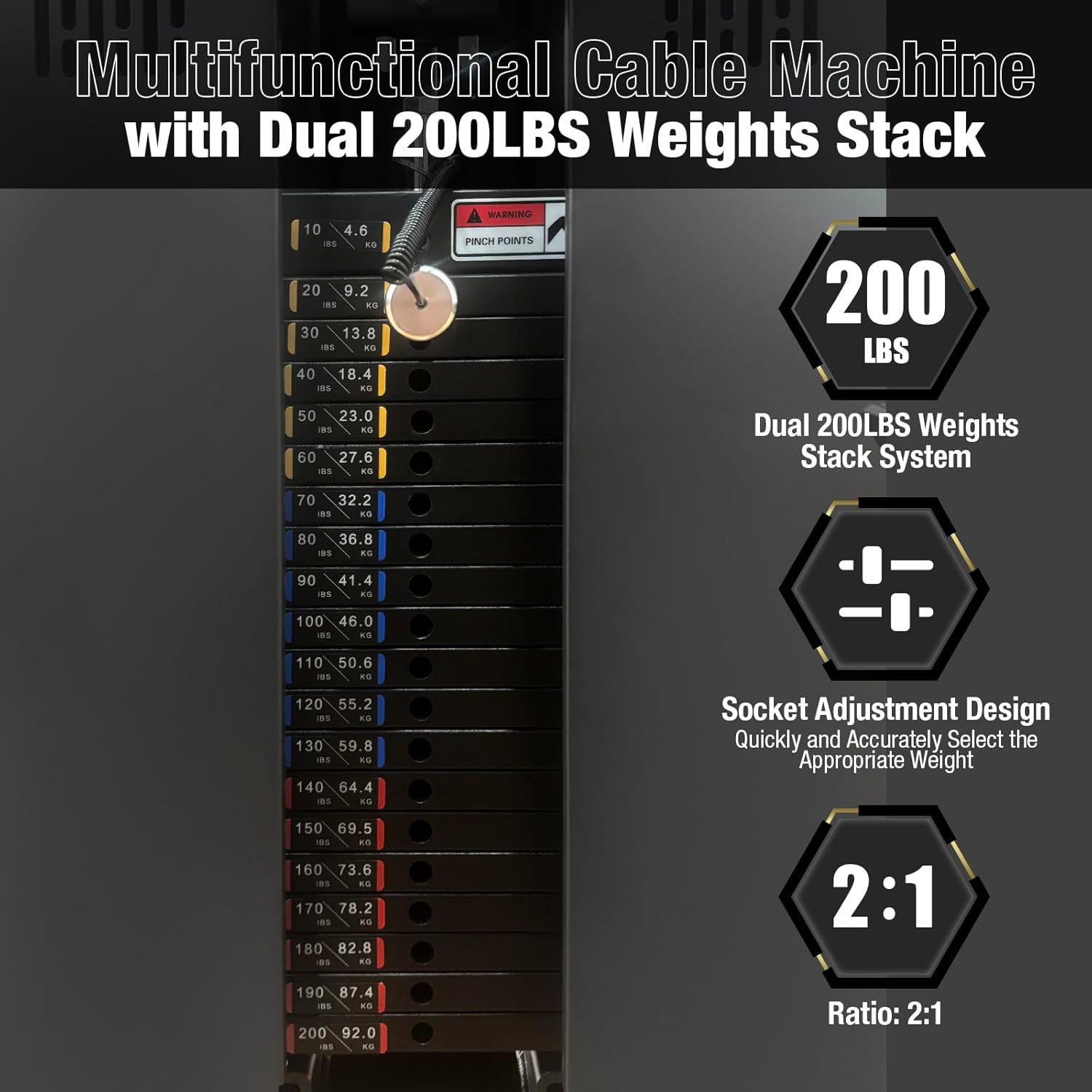 Lyan Hans Commercial Half Rack Smith Functional Trainer Combo Pick Up ONLY