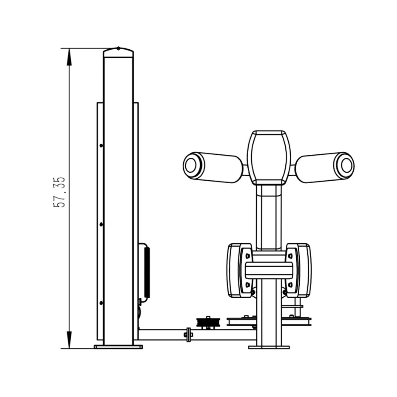 Pro Series Seated Twist (300 LB Stack)