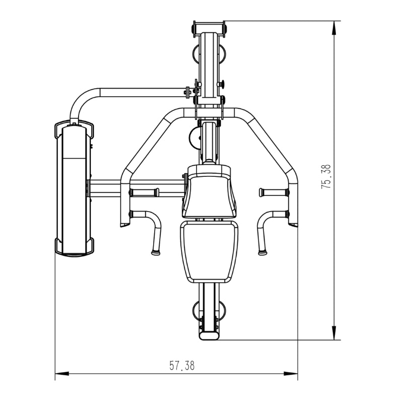 Pro Series Multi Press Machine (300 LB Stack)