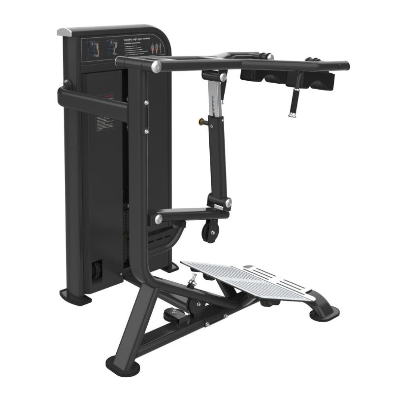Pro Series Standing Calf Raise / Squat Machine (300 LB Stack)