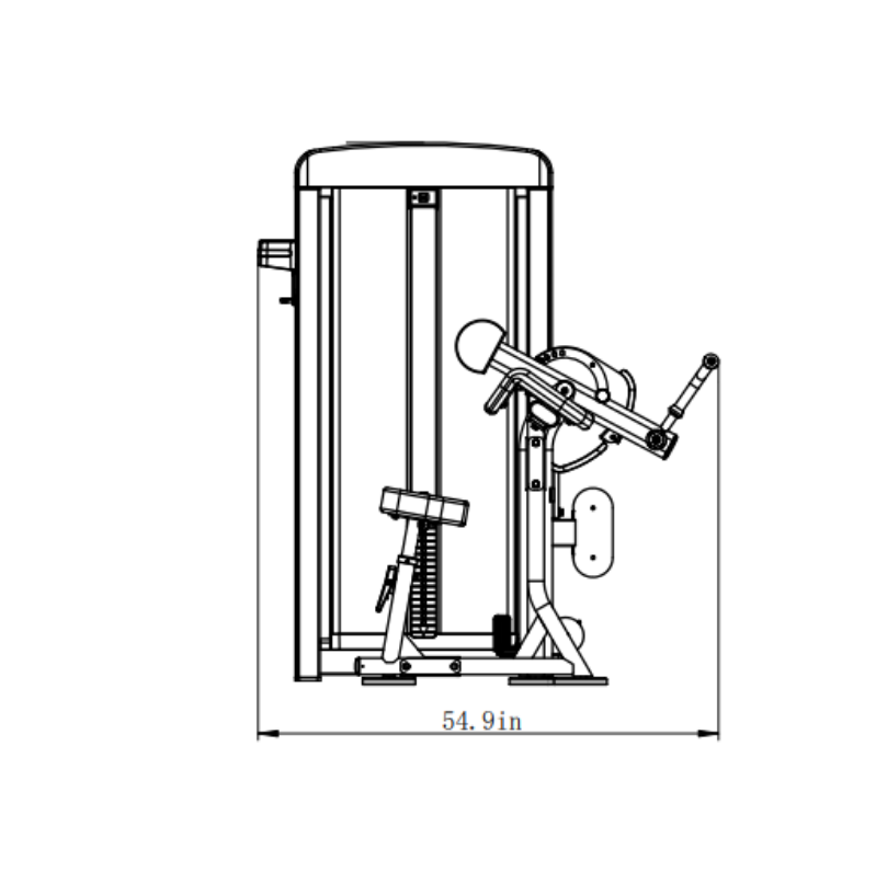 Commercial Biceps and Triceps Exercise Machine