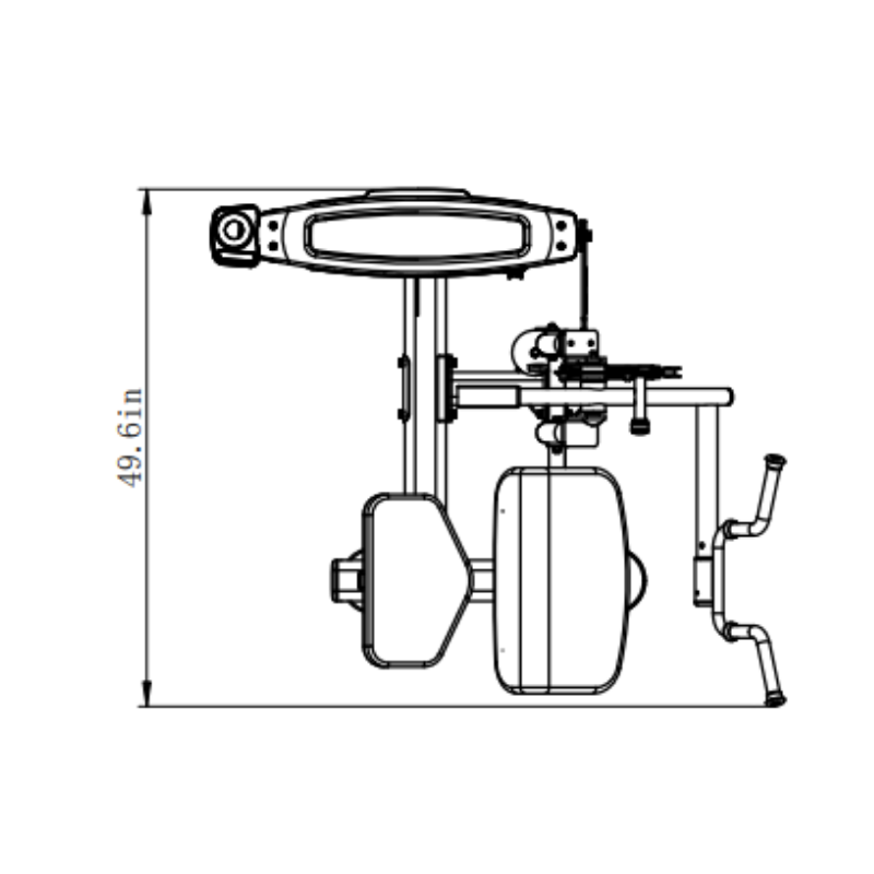 Commercial Biceps and Triceps Exercise Machine