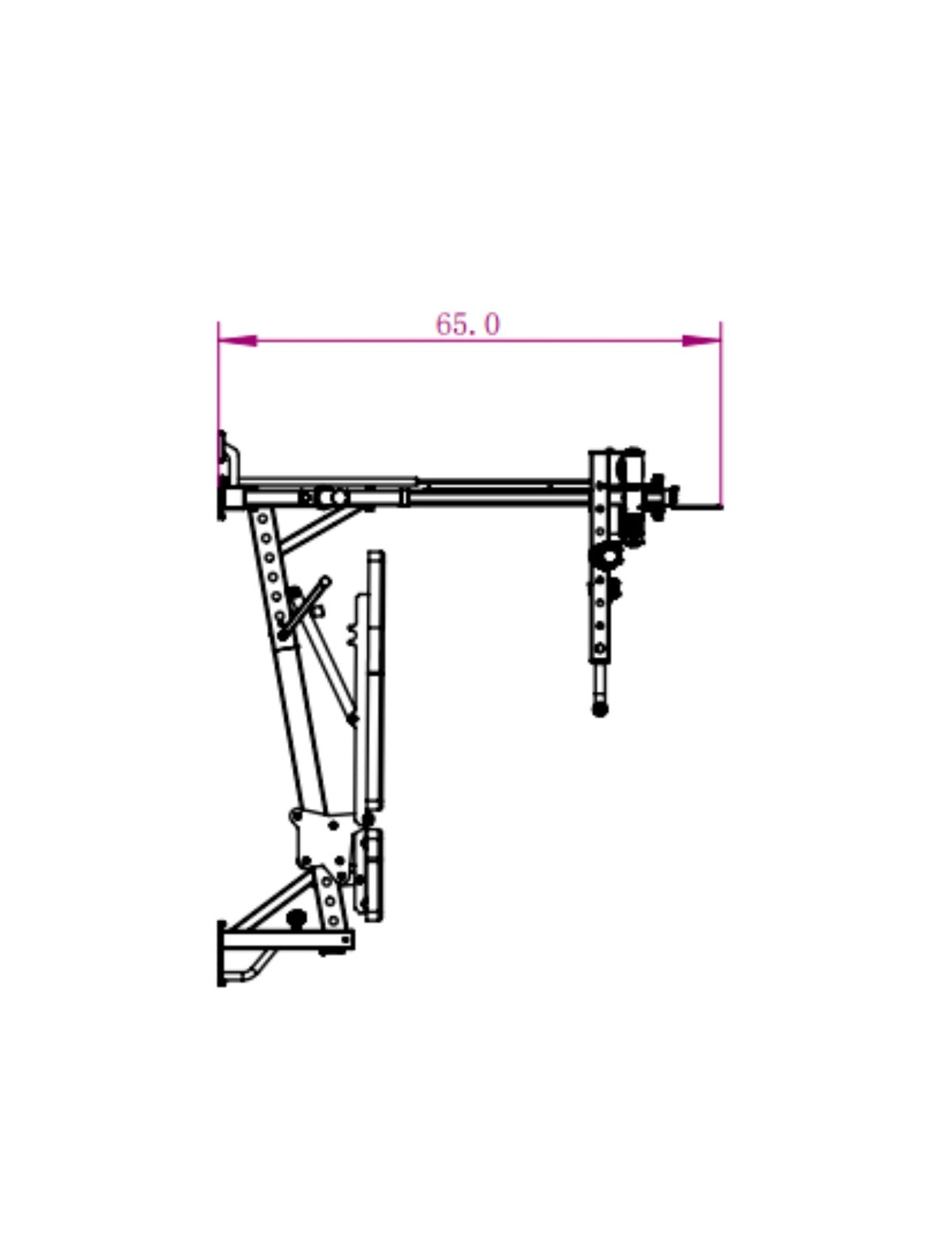 Plate Loaded Multi Press with Converging Arms (Pre Order 10-12 weeks)