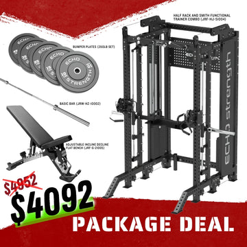 Half Rack Home Gym Package