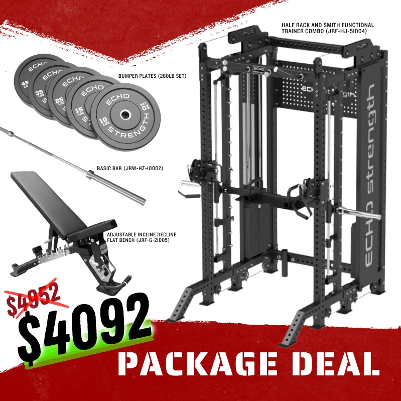 Half Rack Home Gym Package