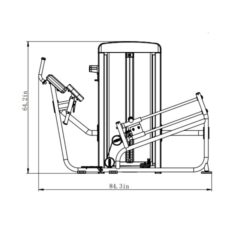 Commercial Glute Machine