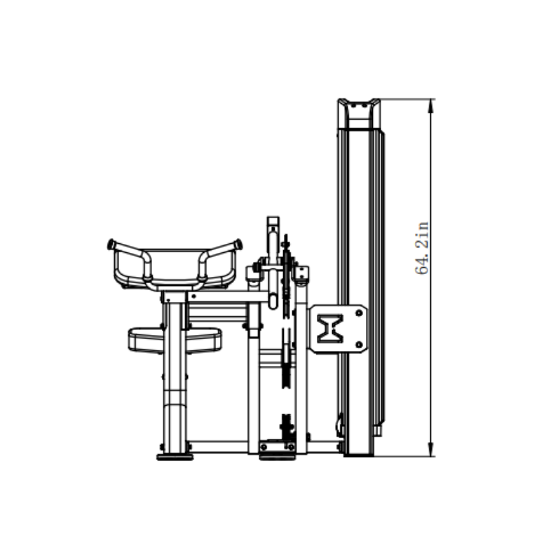 Commercial Biceps and Triceps Exercise Machine