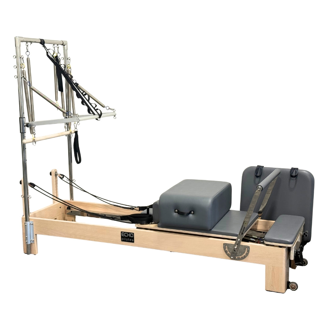 Beechwood Pilates Reformer with Tower