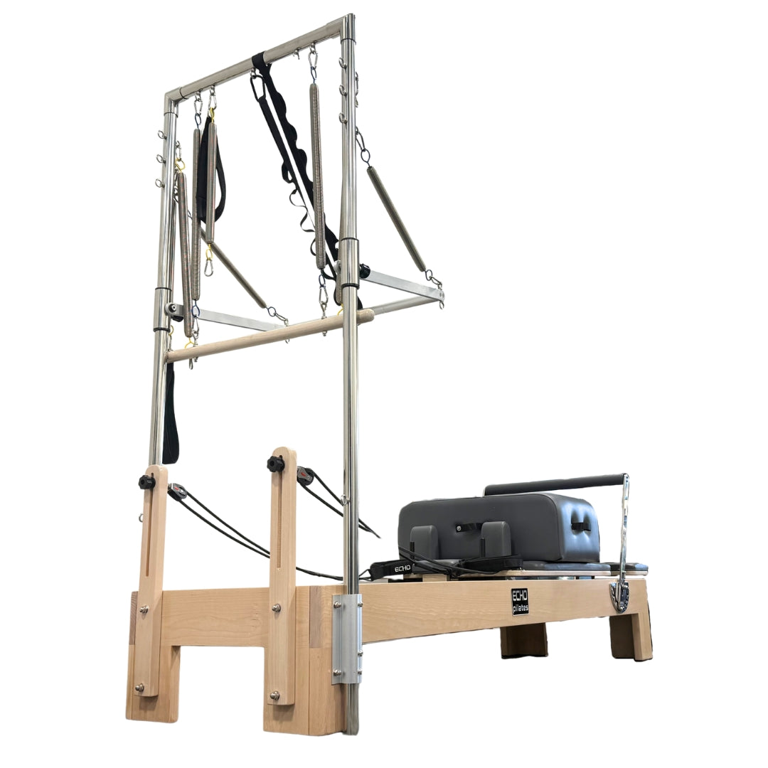 Beechwood Pilates Reformer with Tower