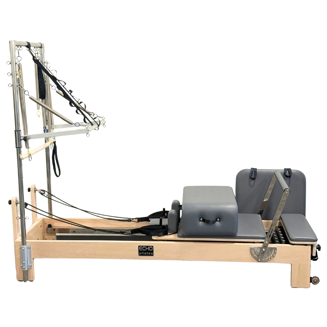 Beechwood Pilates Reformer with Tower