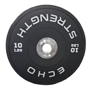 Echo Strength Calibrated Rubber Black Bumper Plates