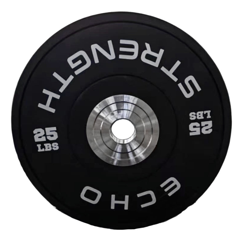 Echo Strength Calibrated Rubber Black Bumper Plates