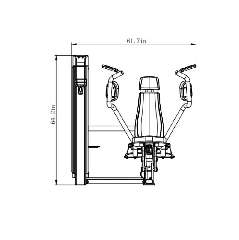 Commercial Pec Dec Machine