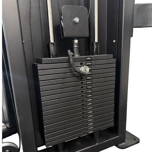 Commercial-Grade Functional Trainer Cable Machine with Dual Weight Stacks
