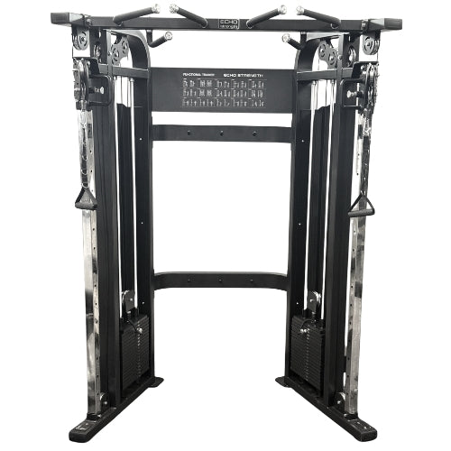 Commercial-Grade Functional Trainer Cable Machine with Dual Weight Stacks