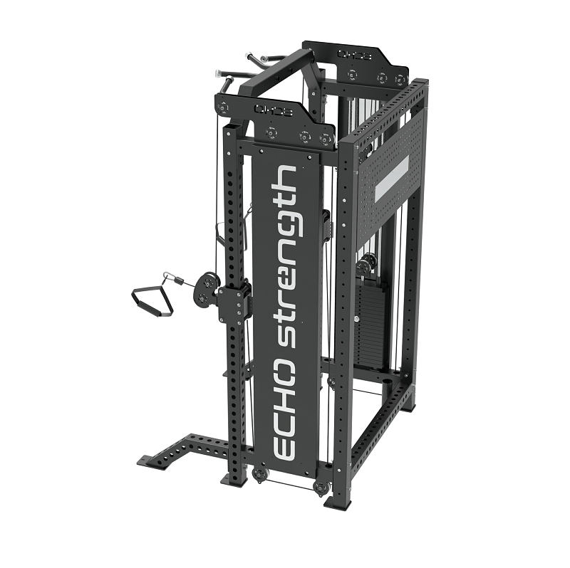 Echo Strength - (86" Height) Half Rack Functional Trainer Combo