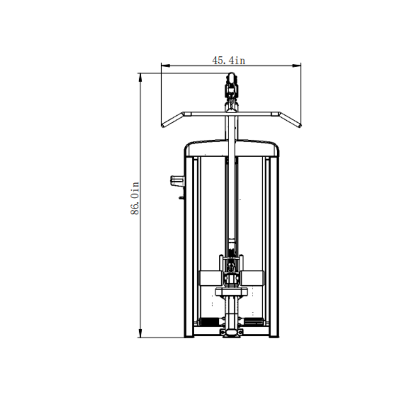 Commercial Lat Pulldown Low Row
