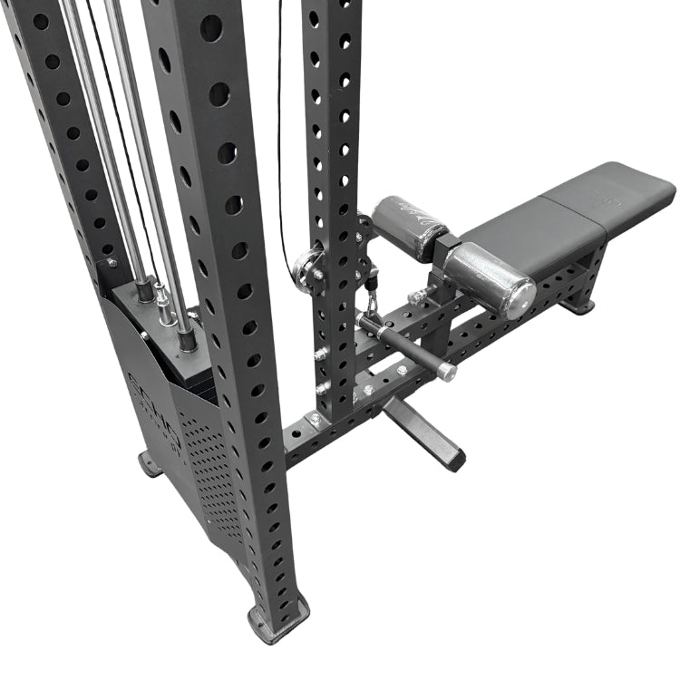 Commercial-Grade Classic Lat Pulldown Low Row Machine