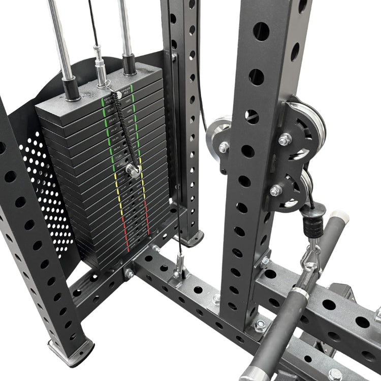 Commercial-Grade Classic Lat Pulldown Low Row Machine