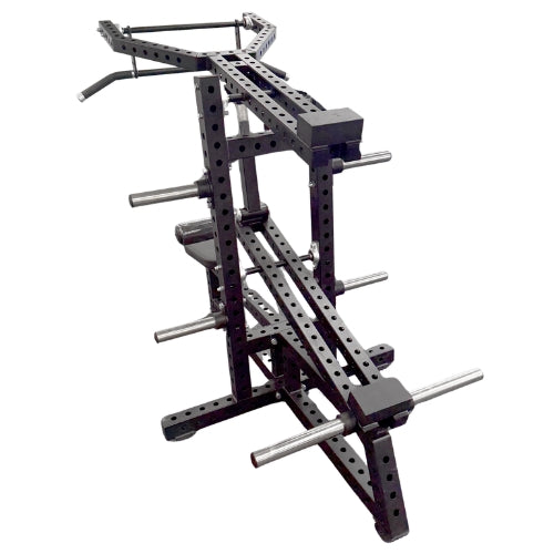Commercial-Grade Plate Loaded Lat Pulldown and Triceps Combo