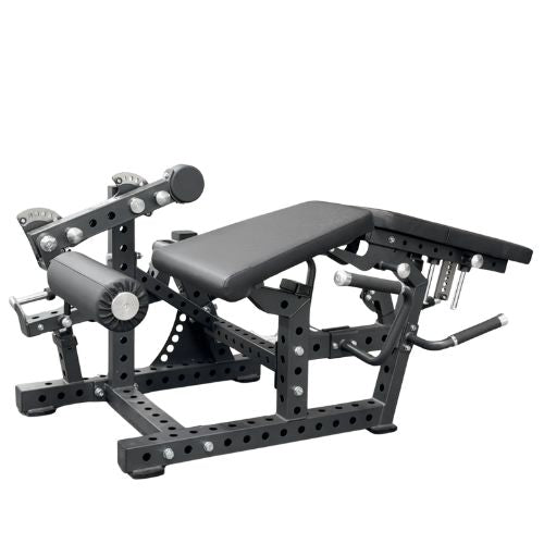 Commercial-Grade Plate-Loaded Leg Extension and Prone Leg Curl
