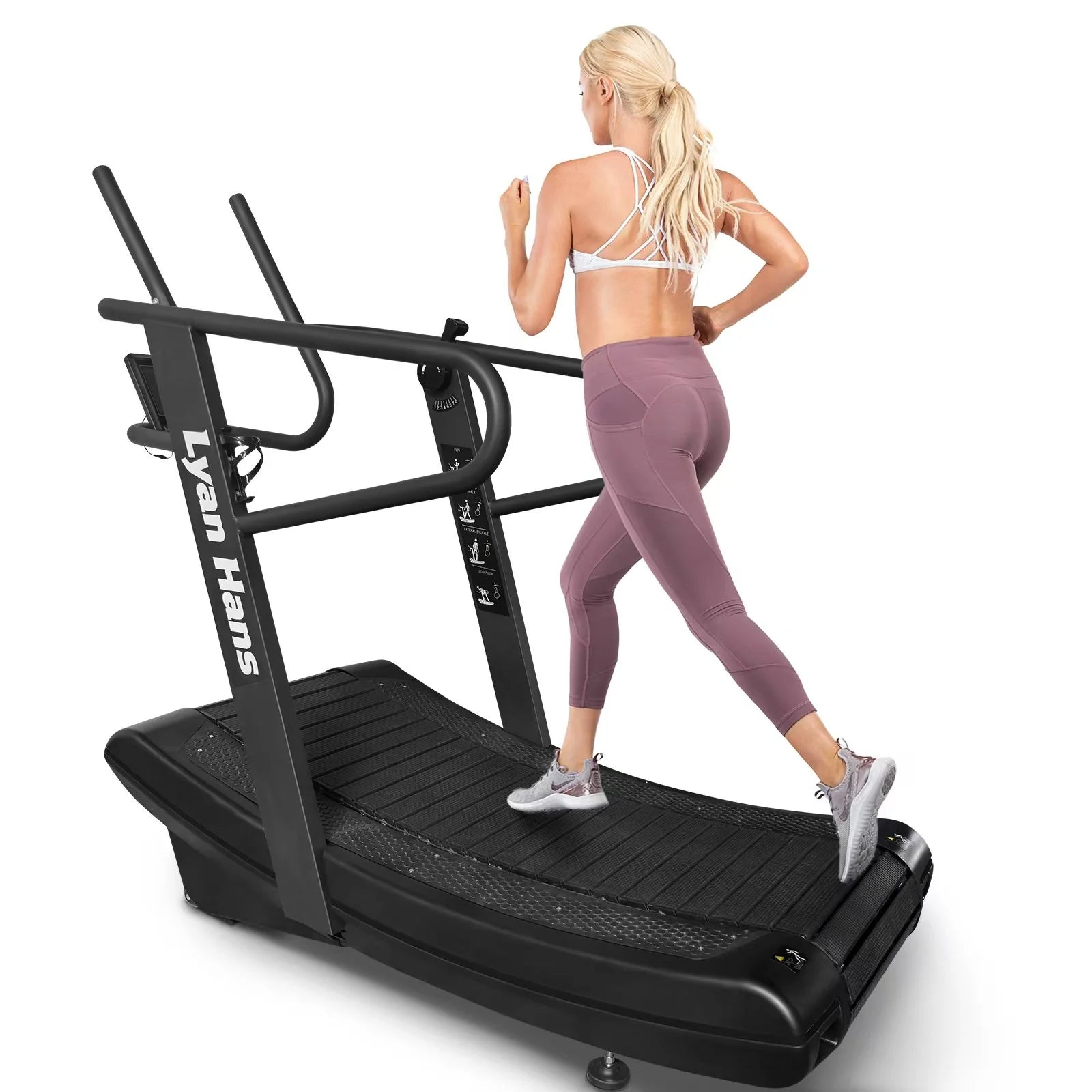 Lyan Hans Commercial Curved Treadmill